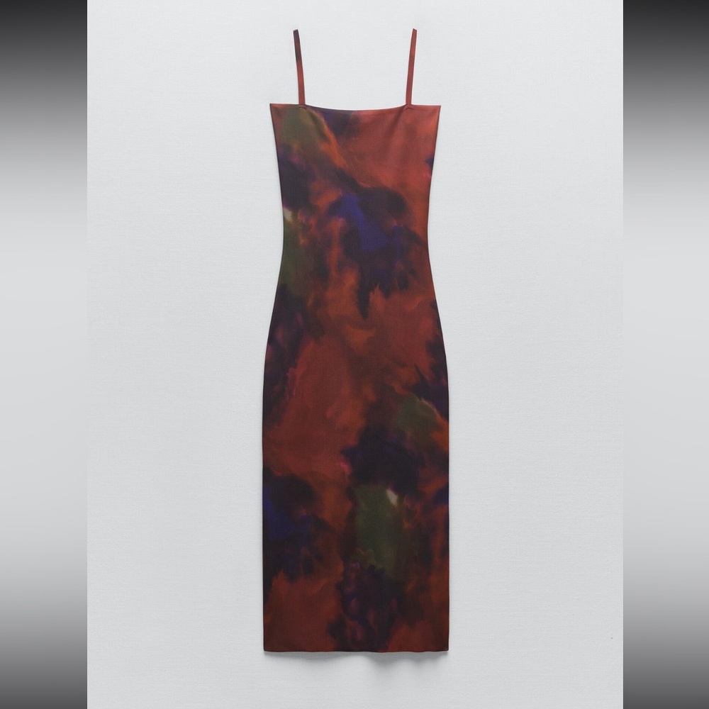 ZARA Knit Tie Dye Dress